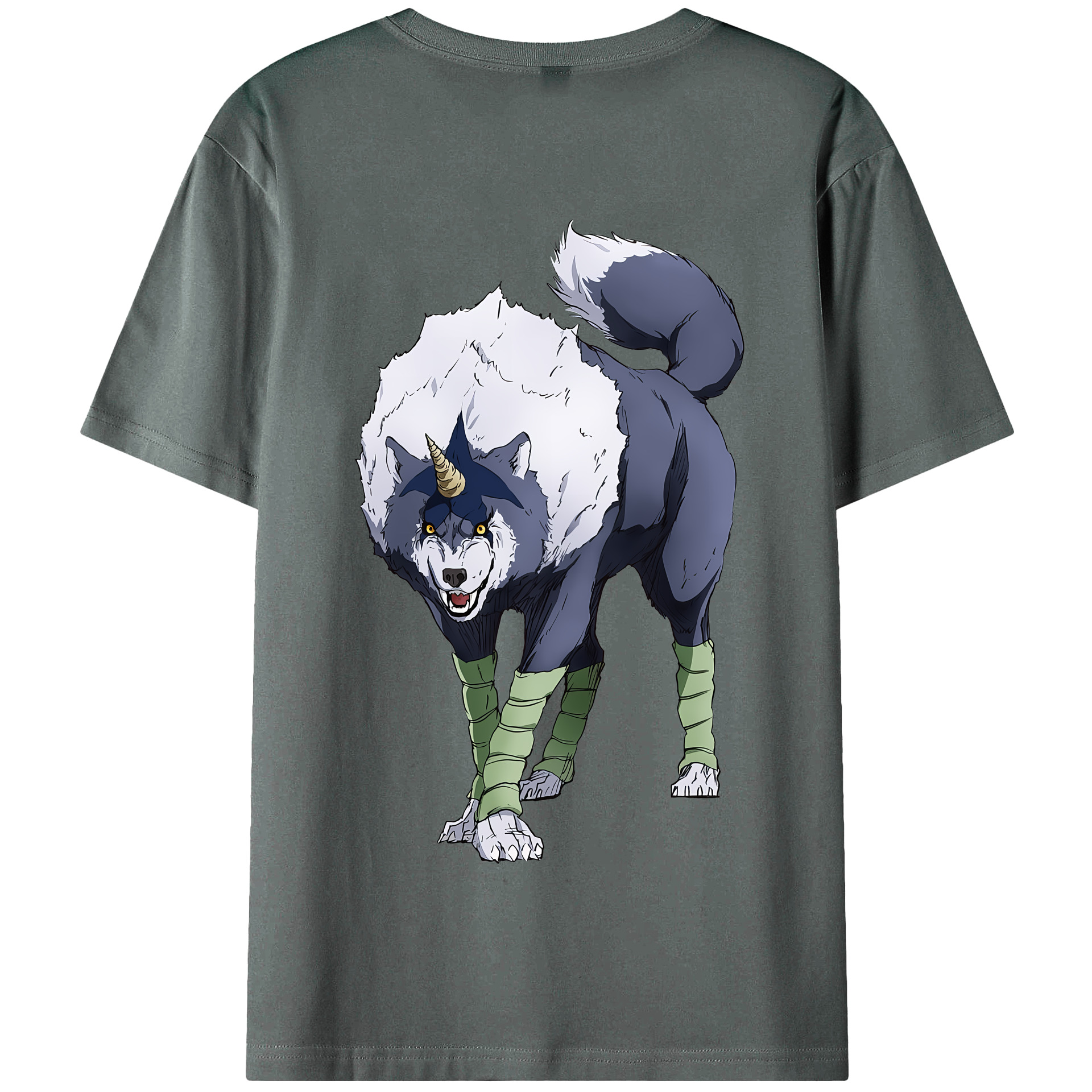 （画像用） 転スラ Regarding Reincarnated to Slime 綿100％半袖Tシャツ（背面プリント）